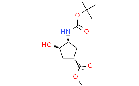 methyl (1S,3R,4S)-3-{[(tert-butoxy)carbonyl]amino}-4-hydroxycyclopentane-1-carboxylate
