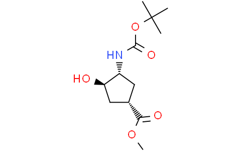 methyl (1S,3R,4R)-3-{[(tert-butoxy)carbonyl]amino}-4-hydroxycyclopentane-1-carboxylate