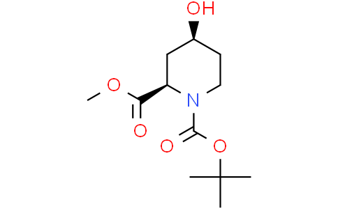 1-tert-butyl 2-methyl (2R,4S)-4-hydroxypiperidine-1,2-dicarboxylate