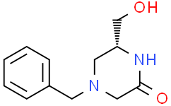 (6R)-4-benzyl-6-hydroxymethylpiperazin-2-one