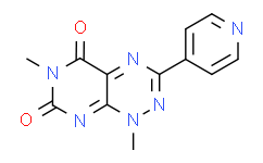 1，6-二甲基-3-(吡啶-4-基)嘧啶并[5，4-e][1，2，4]三嗪环-5，7(1H，6H)-二酮,98%