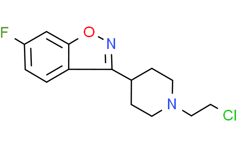 3-[1-(2-chloroethyl)-4-piperidyl]-6-fluoro-1,2-benzoxazole