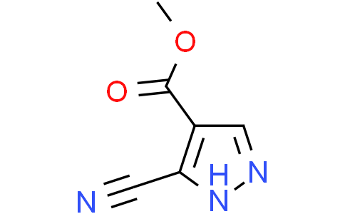 methyl 3-cyano-1H-pyrazole-4-carboxylate