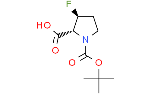 (2R,3S)-1-[(tert-butoxy)carbonyl]-3-fluoropyrrolidine-2-carboxylic acid