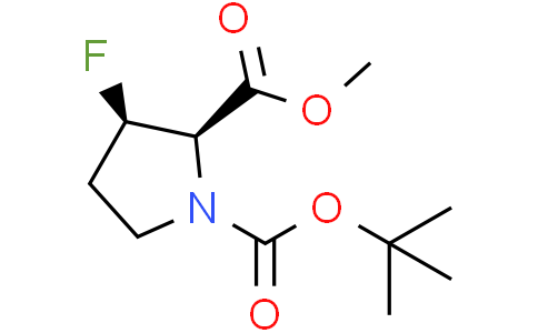 1-tert-butyl O2-methyl (2R,3R)-3-fluoropyrrolidine-1,2-dicarboxylate