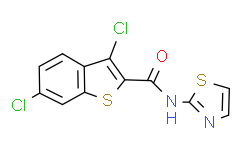 3，6-dichloro-N-(thiazol-2-yl)benzo[b]thiophene-2-carboxamide,98%