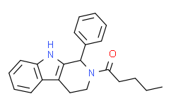 1-[1-苯基-3，4-二氢-1H-吡啶并[3，4-b]吲哚-2(9H)-基]戊烷-1-酮,≥98%