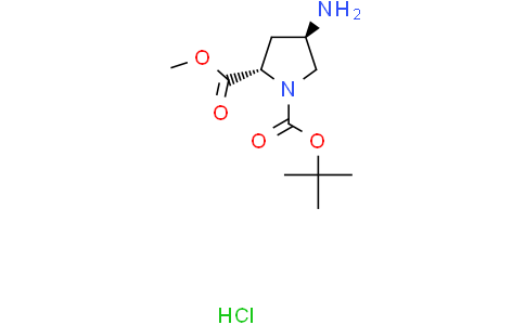 1-tert-butyl O2-methyl (2S,4R)-4-aminopyrrolidine-1,2-dicarboxylate hydrochloride