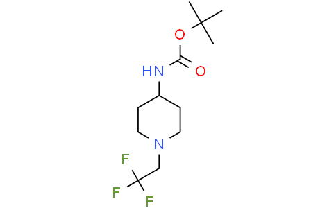 tert-Butyl (1-(2,2,2-trifluoroethyl)piperidin-4-yl)carbamateCas:335653-59-3