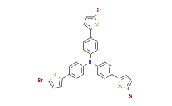 三[4-(5-溴噻吩-2-基)苯基]胺,≥98%