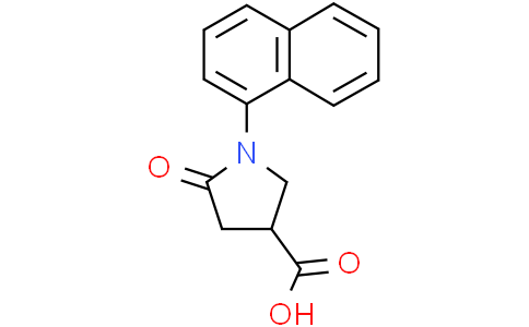 1-(naphthalen-1-yl)-5-oxopyrrolidine-3-carboxylic acid