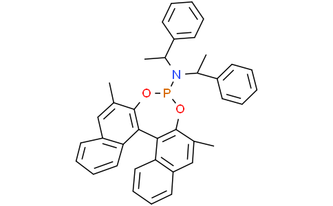 (11bR)-2,6-Dimethyl-N,N-bis(1-phenylethyl)dinaphtho[2,1-d:1',2'-f][1,3,2]dioxaphosphepin-4-amineCas:340700-94-9