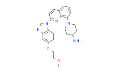 1-[2-[5-(2-甲氧基乙氧基)苯并咪唑-1-基]喹啉-8-基]哌啶-4-基胺