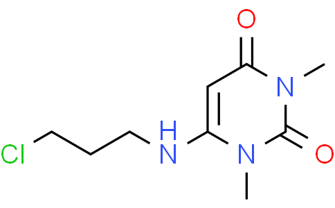6-(3-氯丙基)氨基1,3-二甲基脲嘧啶 ,97%