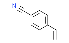 4-氰基苯乙烯,97%， 0.05%的对叔丁基邻苯二酚作稳定剂