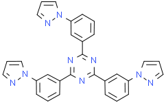 2，4，6-三(3-(1H-吡唑-1-基)苯基)-1，3，5-三嗪