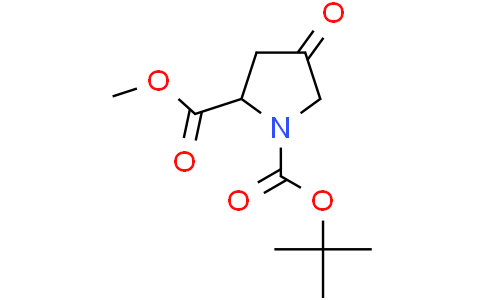 1-tert-butyl 2-methyl 4-oxopyrrolidine-1,2-dicarboxylate