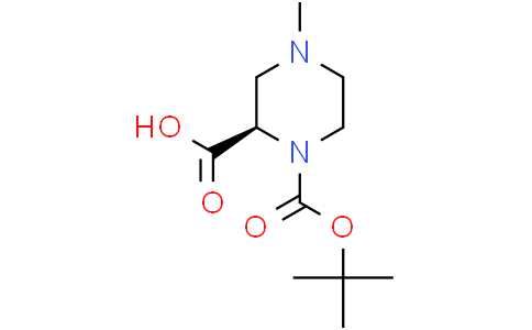 (2R)-1-[(tert-butoxy)carbonyl]-4-methylpiperazine-2-carboxylic acid