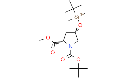 1-tert-butyl 2-methyl (2S,4S)-4-[(tert-butyldimethylsilyl)oxy]pyrrolidine-1,2-dicarboxylate