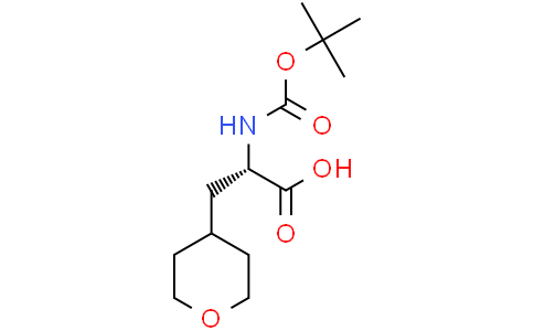 (2S)-2-(tert-butoxycarbonylamino)-3-tetrahydropyran-4-yl-propanoic acid