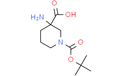 3-amino-1-[(tert-butoxy)carbonyl]piperidine-3-carboxylic acid
