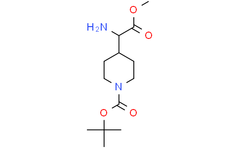 tert-butyl 4-[(1S)-1-amino-2-methoxy-2-oxo-ethyl]piperidine-1-carboxylate