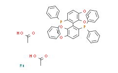 二乙酸根[(S)-(-)-5，5'-双(二苯基膦)-4，4'-联-1，3-苯并二恶茂]钌(II),98%