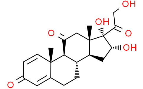 (8S,9S,10R,13S,14S,16R,17S)-16,17-dihydroxy-17-(2-hydroxyacetyl)-10,13-dimethyl-6,7,8,9,12,14,15,16-octahydrocyclopenta[a]phenanthrene-3,11-dione