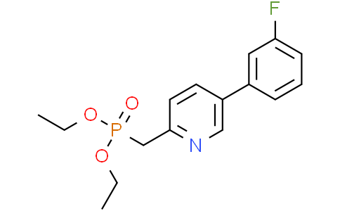 [5-(3-fluorophenyl)-pyridin-2-ylmethyl]-phosphonic acid diethyl esterCas:380894-77-9