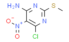 6-氯-2-(甲巯基)-5-硝基嘧啶-4-胺,95%