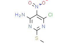 6-氯-2-(甲巯基)-5-硝基嘧啶-4-胺,95%