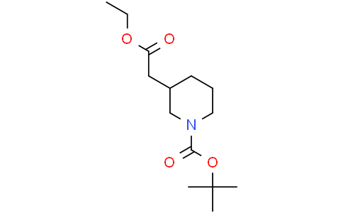 tert-butyl 3-(2-ethoxy-2-oxo-ethyl)piperidine-1-carboxylate