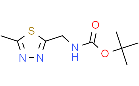 tert-Butyl ((5-methyl-1,3,4-thiadiazol-2-yl)methyl)carbamateCas:388630-69-1