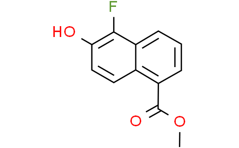 methyl 5-fluoro-6-hydroxy-naphthalene-1-carboxylate