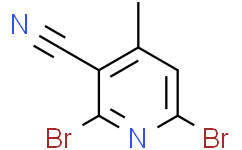 3-cyano-2,6-dibromo-4-methylpyridine