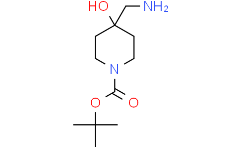 tert-butyl 4-(aminomethyl)-4-hydroxy-piperidine-1-carboxylate
