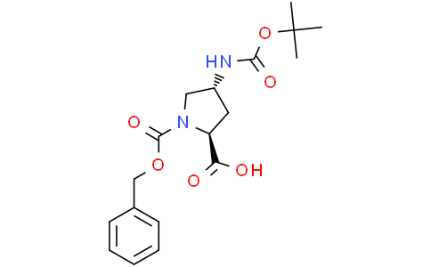 (2S,4R)-1-[(benzyloxy)carbonyl]-4-{[(tert-butoxy)carbonyl]amino}pyrrolidine-2-carboxylic acid