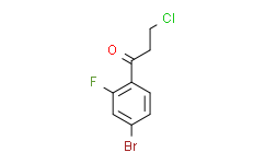1-(2-氟-4-溴苯基)-3-氯-1-丙酮,≥95%