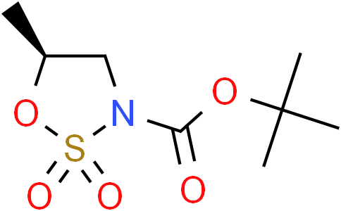 tert-butyl (5S)-5-methyl-2,2-dioxo-1,2λ⁶,3-oxathiazolidine-3-carboxylate