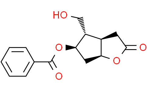 (3aR,4S,5R,6aS)-4-(hydroxymethyl)-2-oxo-hexahydro-2H-cyclopenta[b]furan-5-yl benzoate
