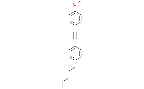 1-methoxy-4-[2-(4-pentylphenyl)ethynyl]benzeneCas:39969-28-3