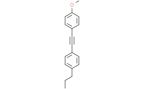 1-Methoxy-4-((4-propylphenyl)ethynyl)benzeneCas:39969-26-1