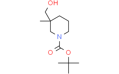 tert-butyl 3-(hydroxymethyl)-3-methylpiperidine-1-carboxylate