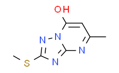 7-羟基-5-甲基-2-甲基硫代-s-三唑并[1，5-a]嘧啶,≥98%(HPLC)