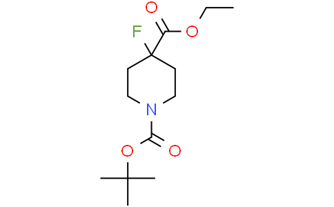 1-tert-butyl O4-ethyl 4-fluoropiperidine-1,4-dicarboxylate