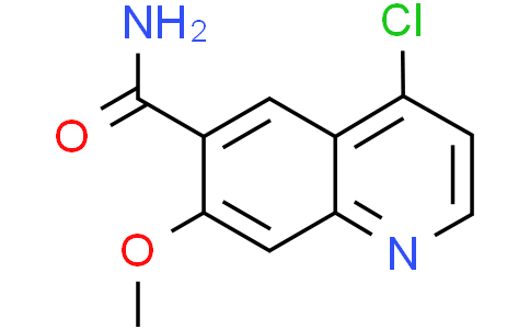 4-chloro-7-methoxyquinoline-6-carboxamide