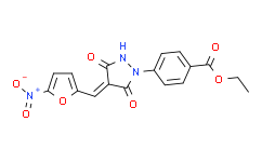 4-[4-[(5-硝基-2-呋喃基)亚甲基]-3,5-二氧代-1-吡唑烷基]苯甲酸乙酯