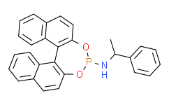 (S，R)-(+)-(3，5-二氧杂-4-磷杂环庚二烯并[2，1-a:3，4-a′]二萘-4-基)-(1-苯基乙基)胺,98%，ee99%