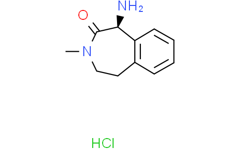 (S)-1-Amino-3-methyl-4,5-dihydro-1H-benzo[d]azepin-2(3H)-onehydrochlorideCas:425663-71-4