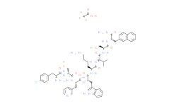 Phe(4-Cl)-D-Cys-β-(2-pyridyl)-Ala-Trp-Lys-Val-Cys-2-Nal-NH2(Disulfidebridge:D-Cys2-Cys8)